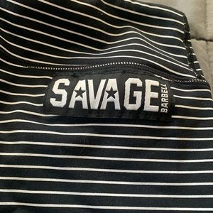 Savage Barbell Crop Leggings - Small